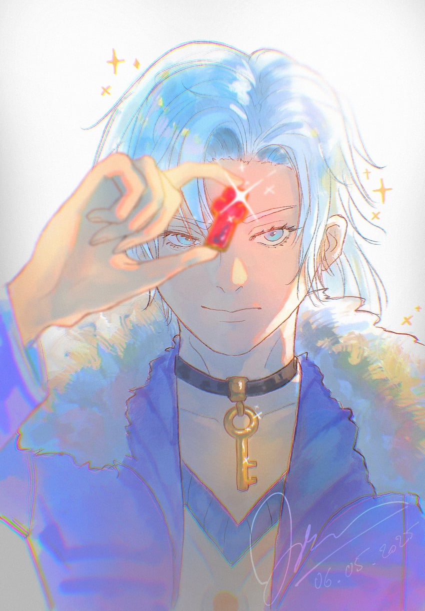 alvis (xenoblade chronicles and 1 more) drawn by melia_art