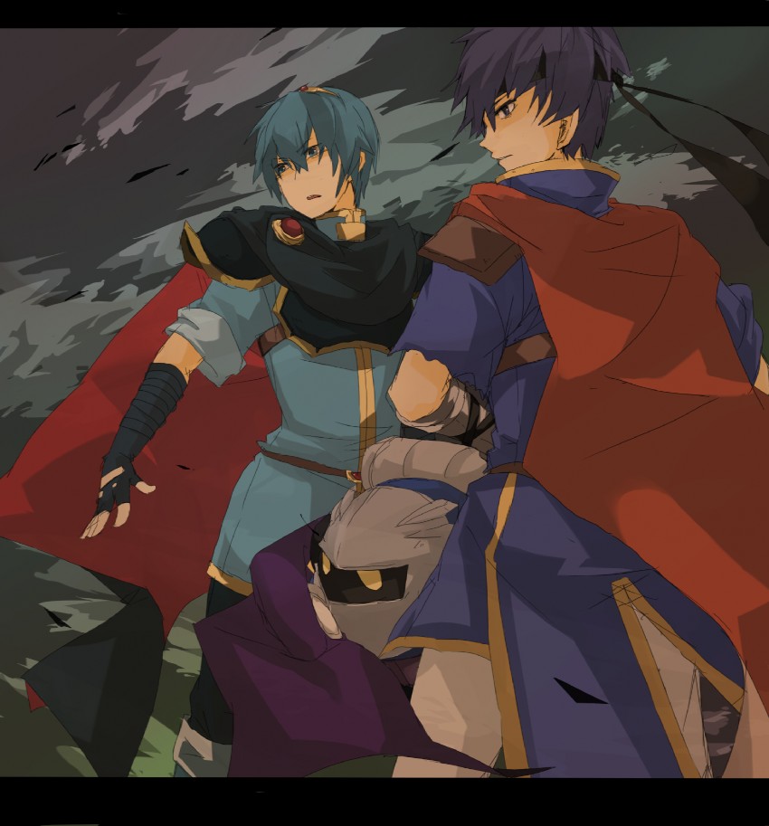 ike, meta knight, and marth (fire emblem and 4 more) drawn by jimuta