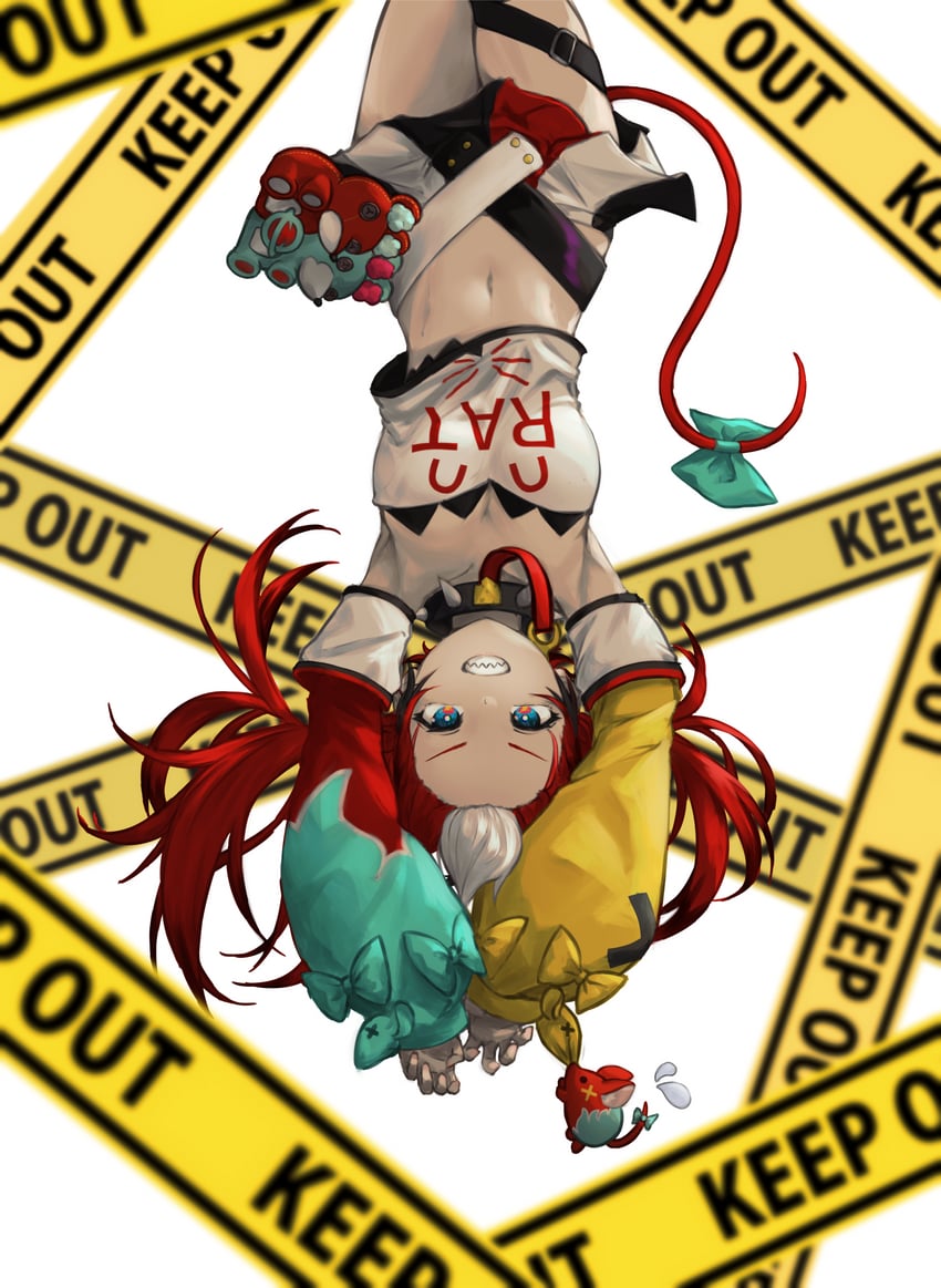 hakos baelz and mr. squeaks (hololive and 1 more) drawn by ocha_(ocha_illust)