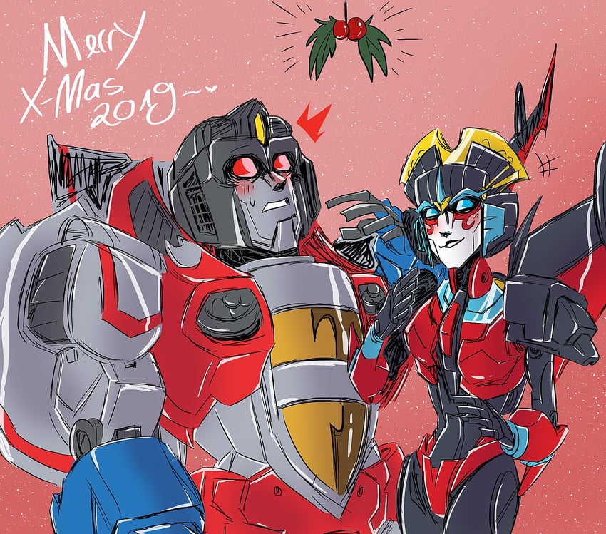 starscream and windblade (transformers and 1 more) drawn by savvy_bot