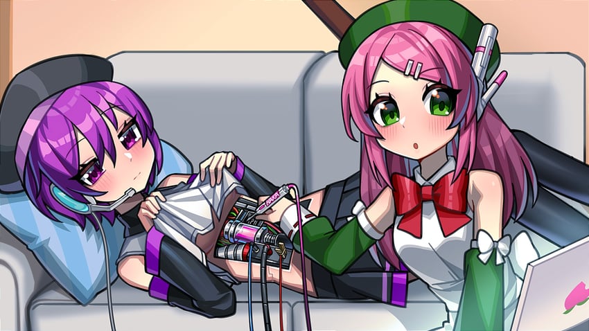 utane uta and momone momo (utau) drawn by kakosa_sama