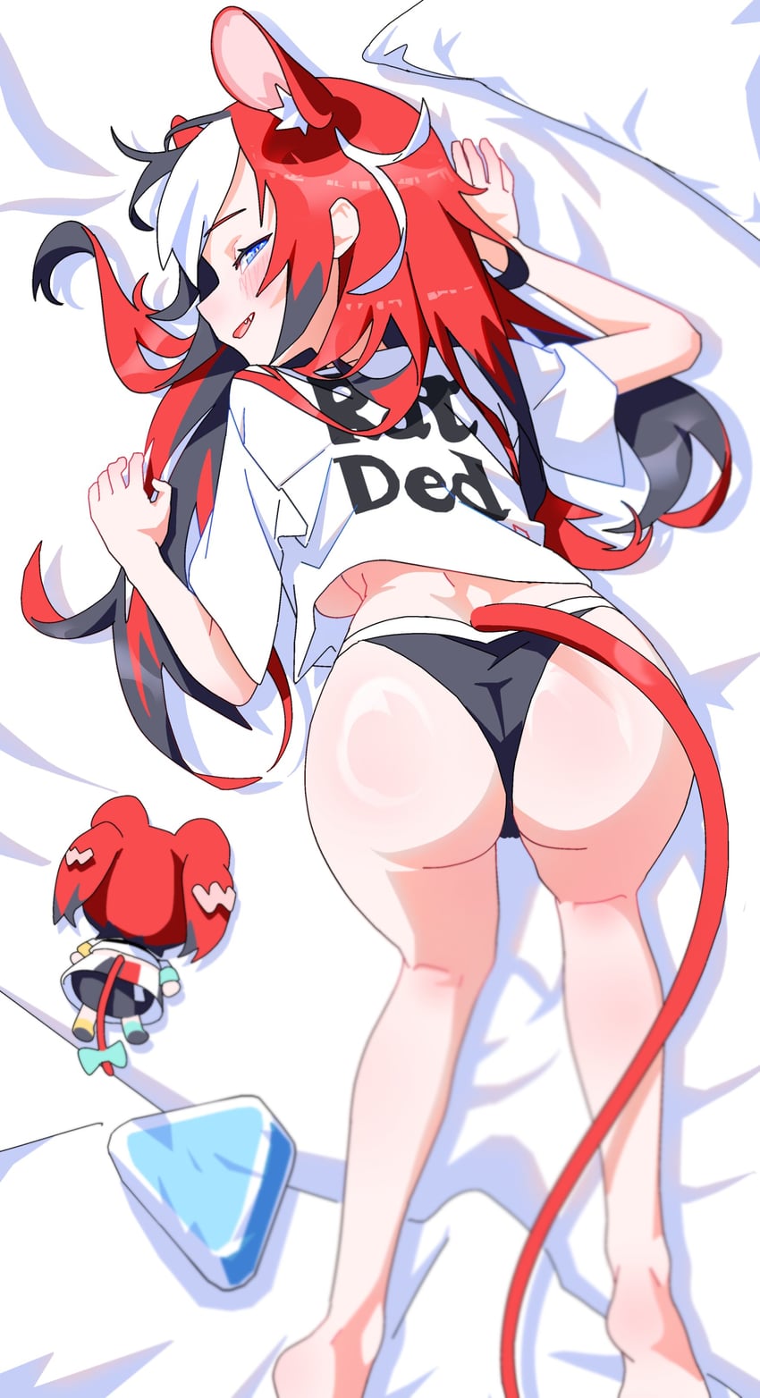 hakos baelz (hololive and 1 more) drawn by gurumie