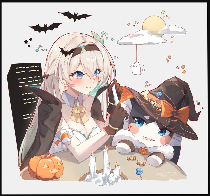 firefly and pom-pom (honkai and 1 more) drawn by elphe