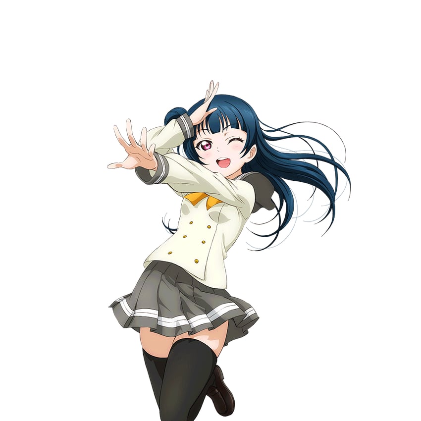 tsushima yoshiko (love live! and 2 more) drawn by murota_yuuhei
