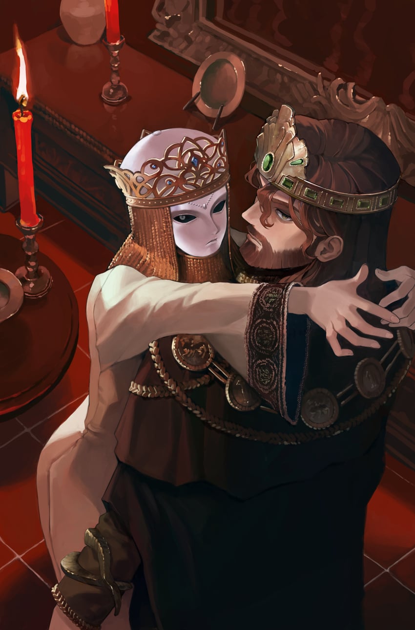 lady tanith and praetor rykard (elden ring) drawn by sadoseja854000
