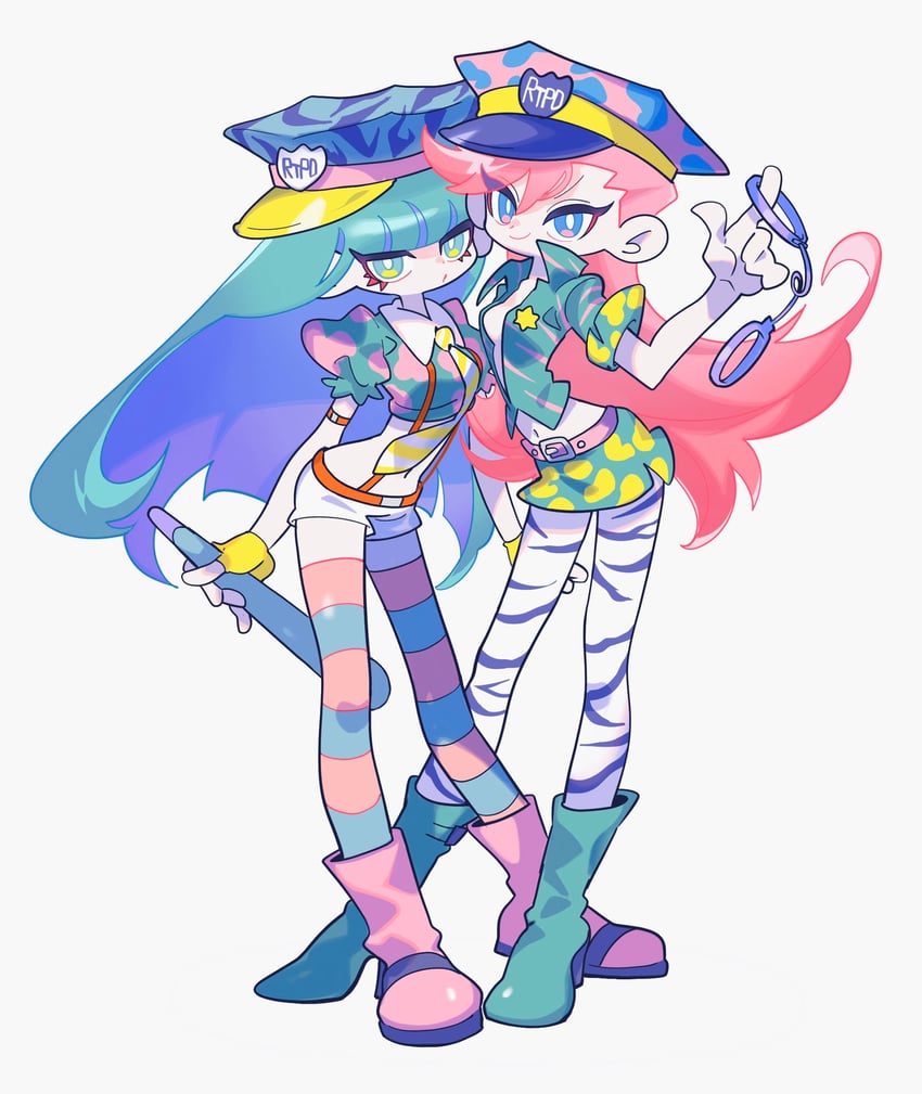 stocking and panty (panty & stocking with garterbelt) drawn by bigizumi