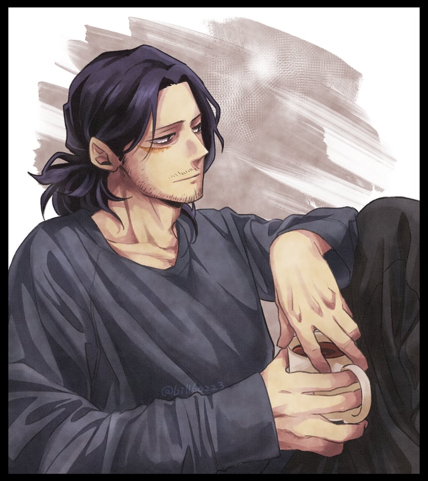 aizawa shota (boku no hero academia) drawn by biru_(k22_t20)