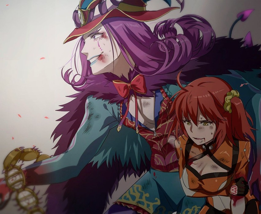 fujimaru ritsuka and mephistopheles (fate and 1 more) drawn by yukino_(stardust)