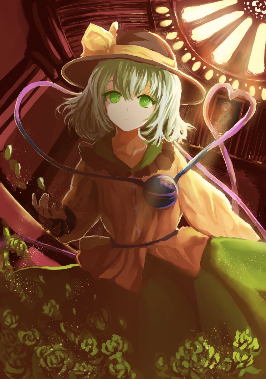 komeiji koishi and komeiji satori (touhou) drawn by ten_(cherry61897)