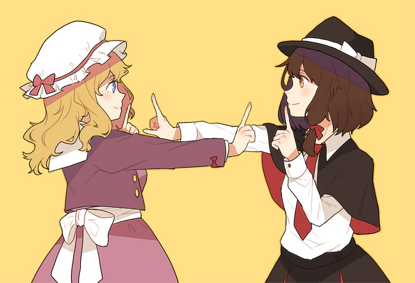 usami renko and maribel hearn (touhou) drawn by murro_mi