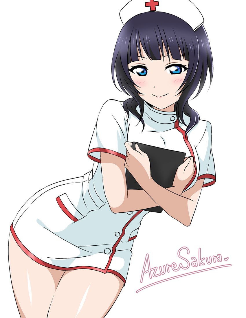 asaka karin (love live! and 1 more) drawn by azuresakura