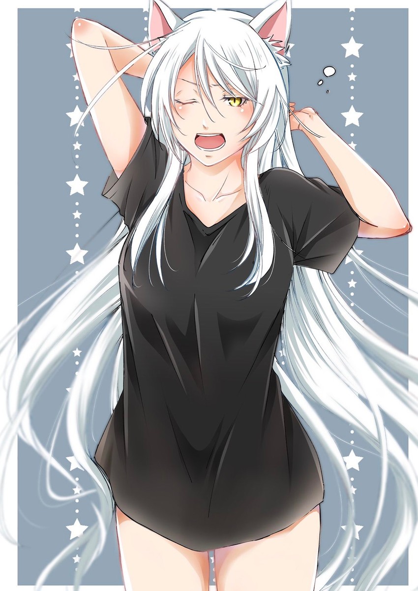 hanekawa tsubasa and black hanekawa (monogatari) drawn by ichiharu_03