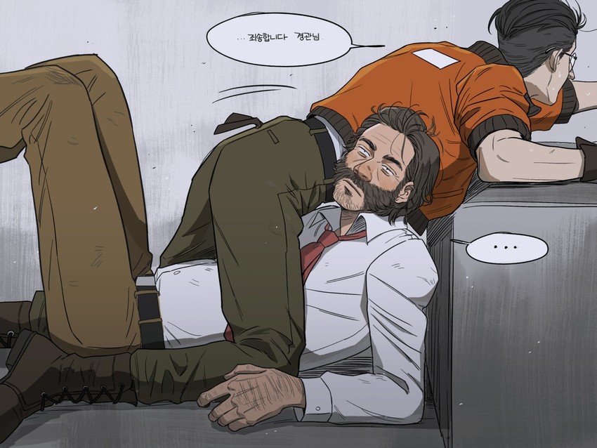 kim kitsuragi and harry du bois (disco elysium) drawn by cheetahman_(1ddghfr78cswc)