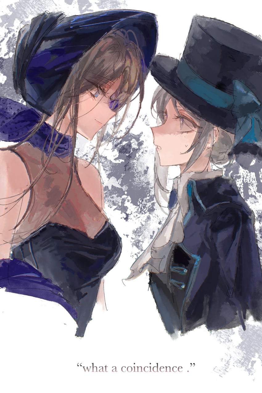 vertin and ms. grace (reverse:1999) drawn by xiegegege_gezi