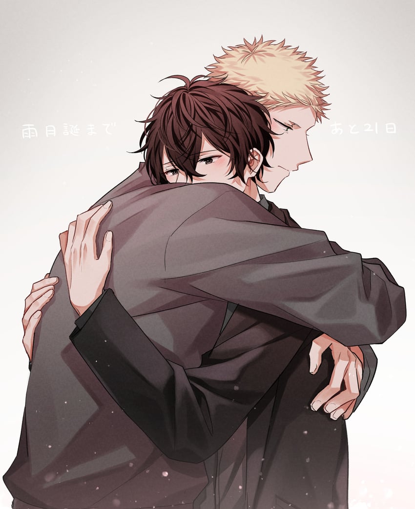 murata ugetsu and kaji akihiko (given) drawn by pinoli_(pinoli66)