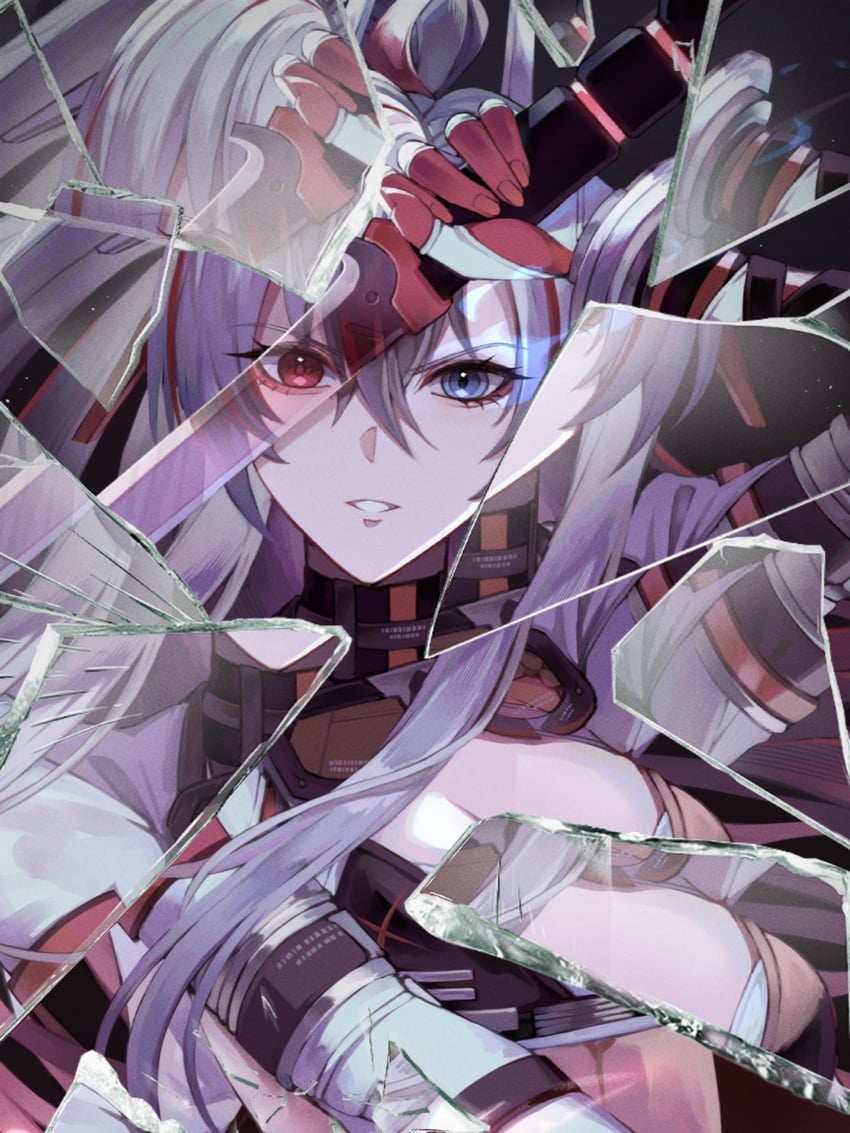 alpha and alpha: crimson weave (punishing: gray raven) drawn by toi_pngr