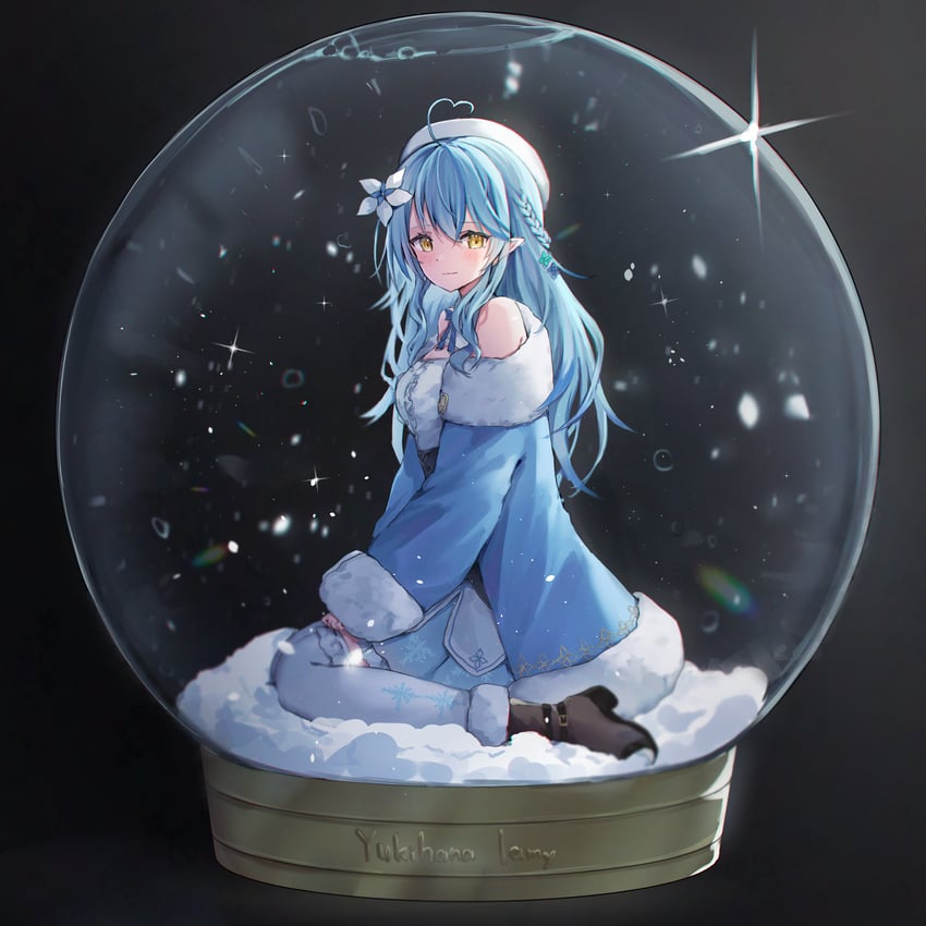 yukihana lamy (hololive) drawn by ririru