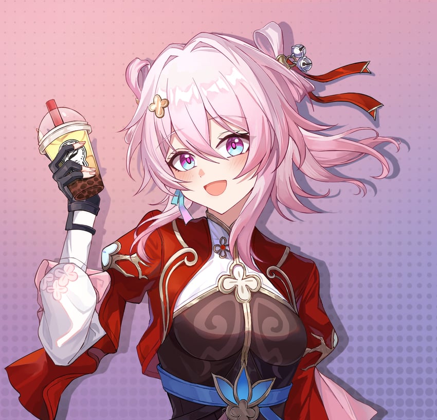 march 7th (honkai and 1 more) drawn by muyinxia