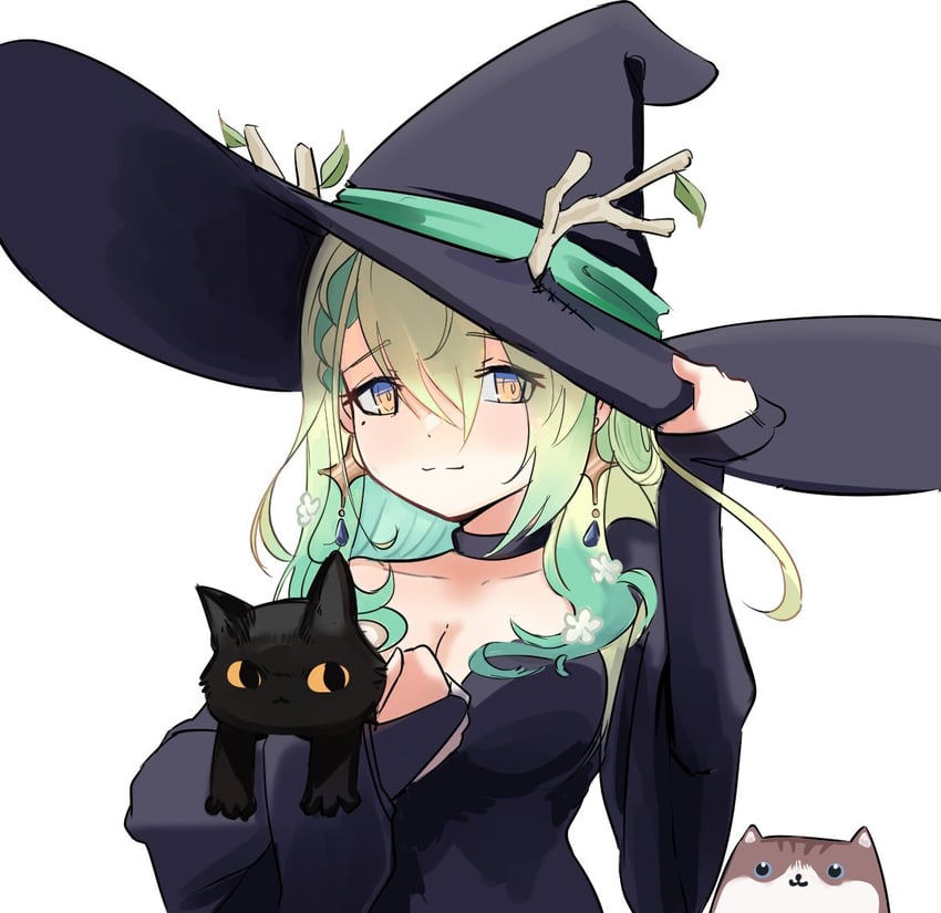 ceres fauna, snail, and clover (hololive and 1 more) drawn by dme1