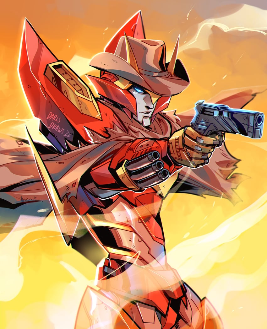 rodimus (transformers and 1 more) drawn by lina_rojas