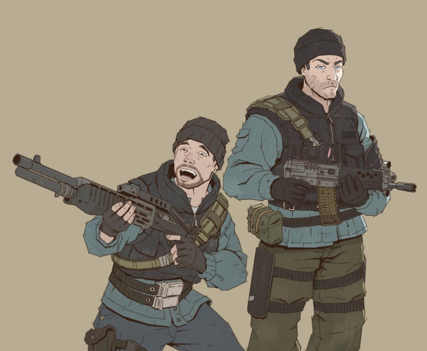citizen (half-life and 1 more) drawn by hat_legs