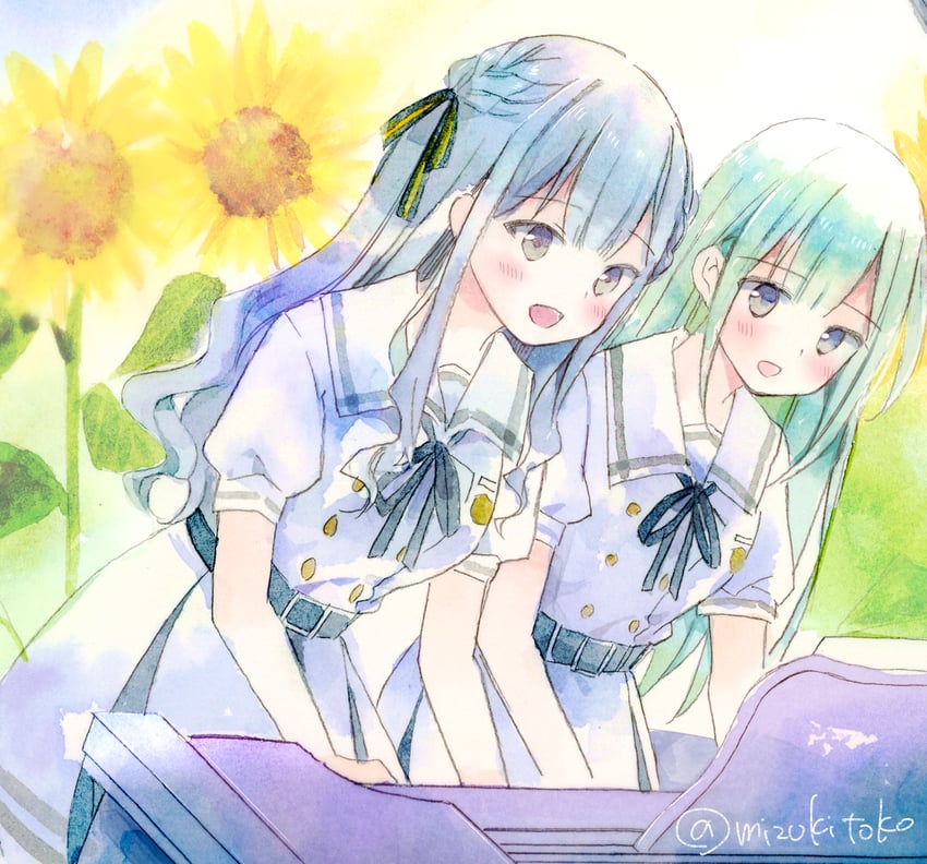 togawa sakiko and wakaba mutsumi (bang dream! and 1 more) drawn by mizuki_toko