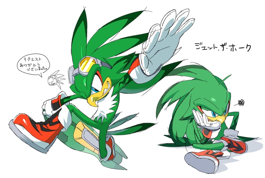 jet the hawk (sonic and 1 more) drawn by tokiwa757