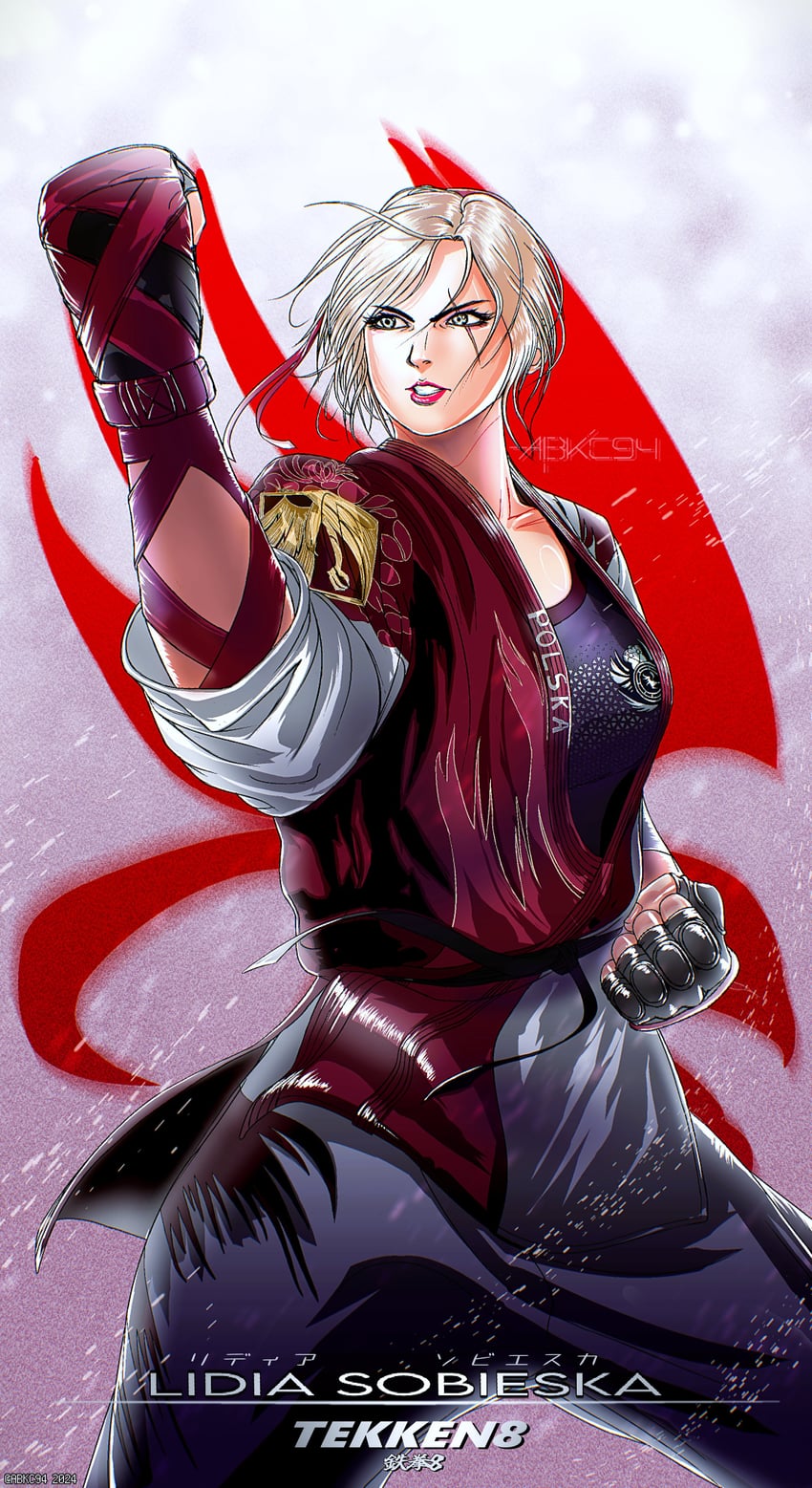 lidia sobieska (tekken and 1 more) drawn by abkc94