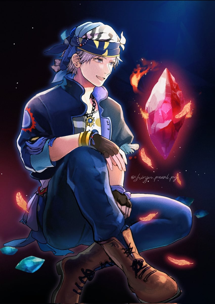 locke cole (final fantasy and 1 more) drawn by pearl_shinju