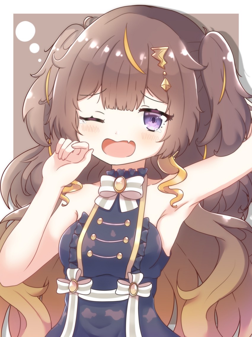 anya melfissa (hololive and 1 more) drawn by zendamu