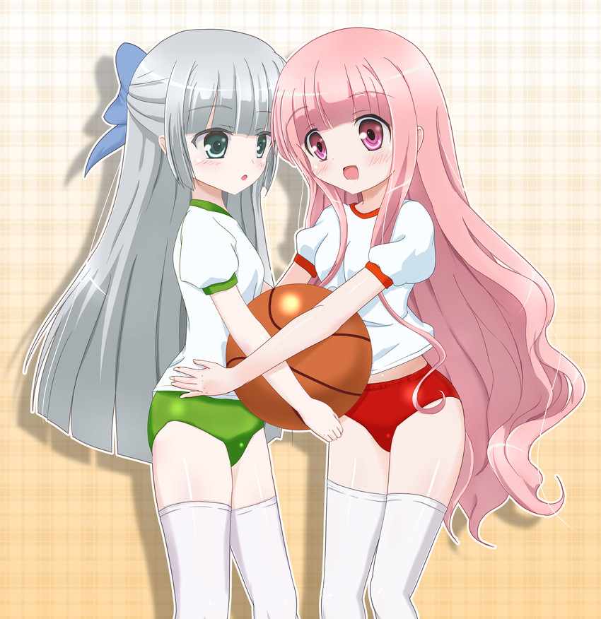 hakamada hinata and mimi balguerie (rou-kyuu-bu!) drawn by saradamaki