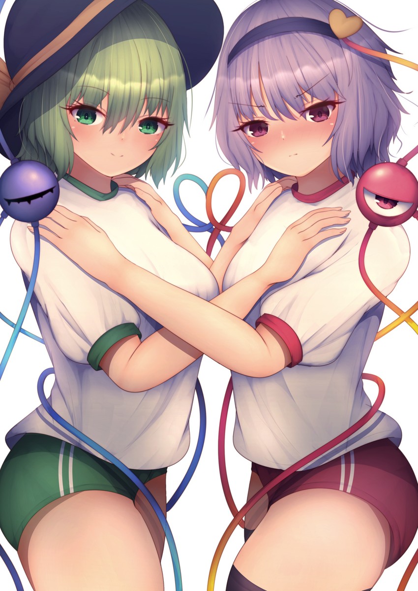 komeiji koishi and komeiji satori (touhou) drawn by darumoon