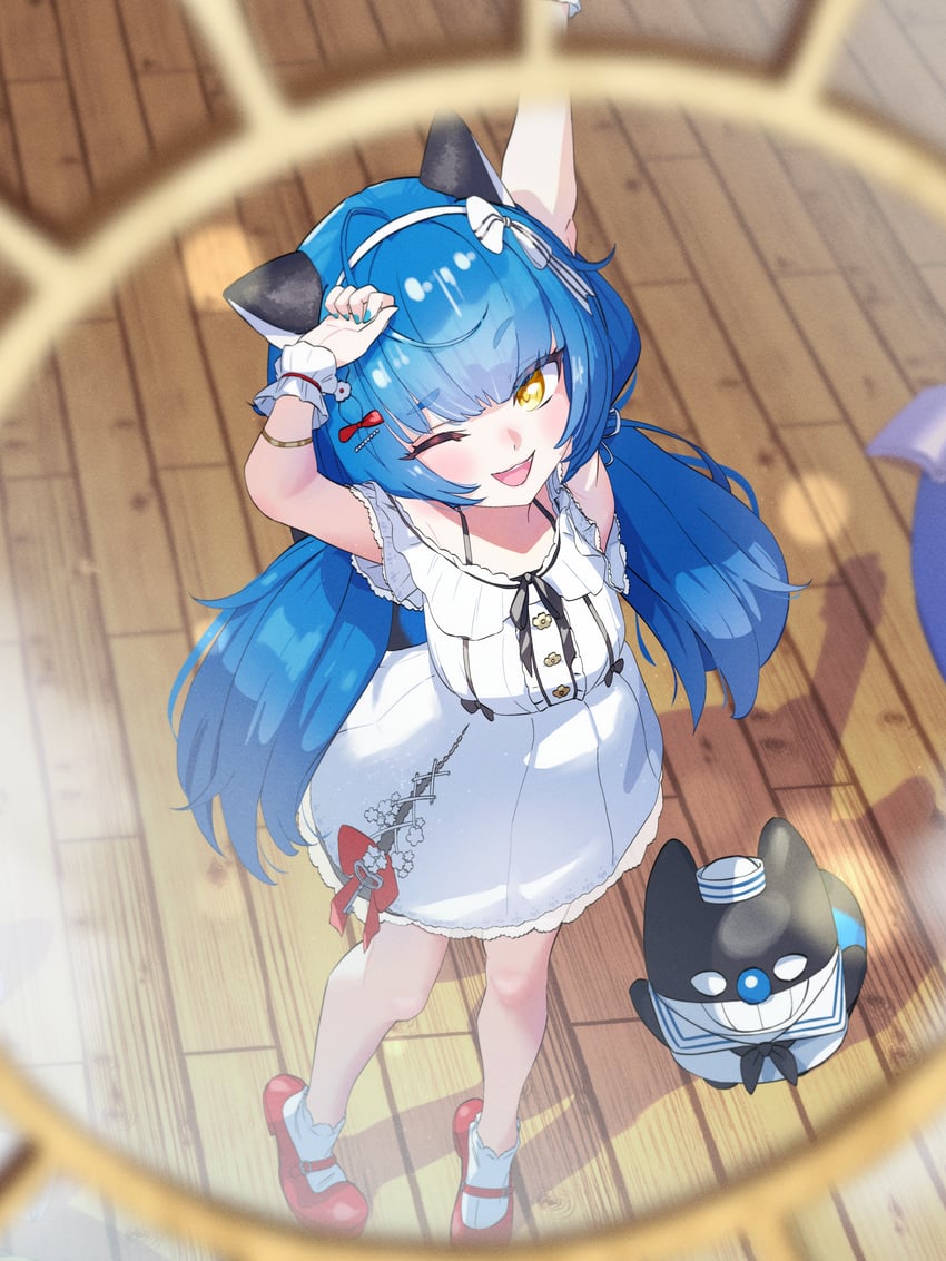 poko rakun and fandit (idol corp) drawn by fueppu