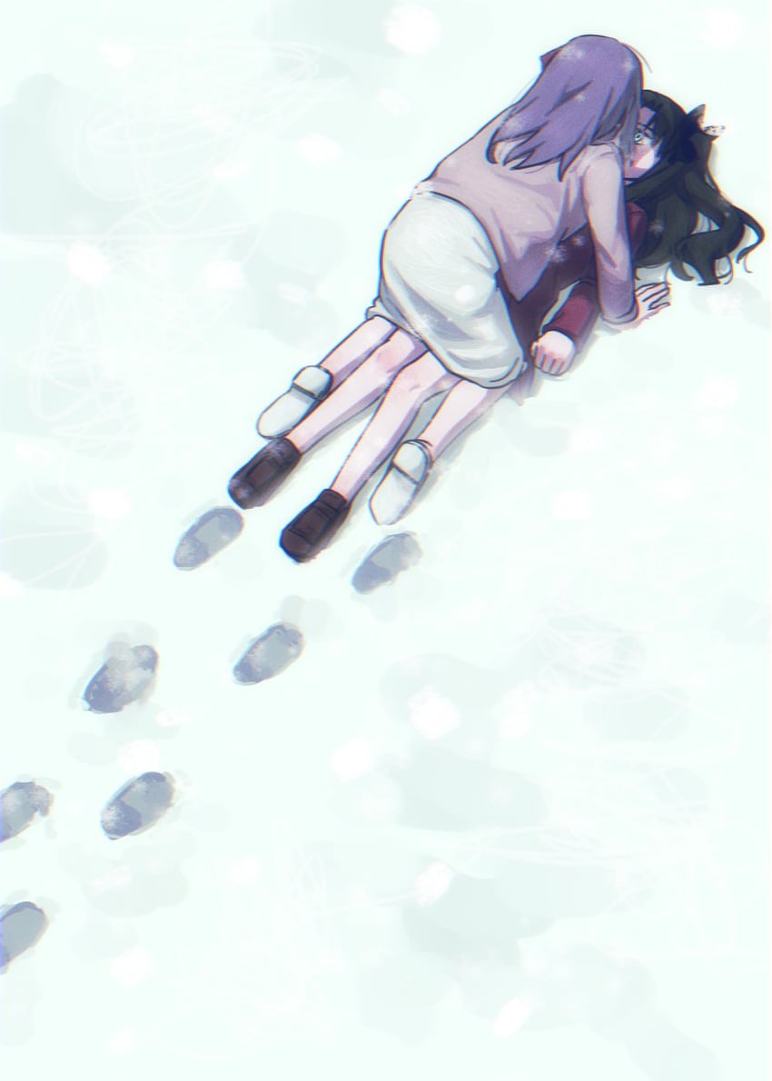tohsaka rin and matou sakura (fate and 1 more) drawn by hwanm_fate
