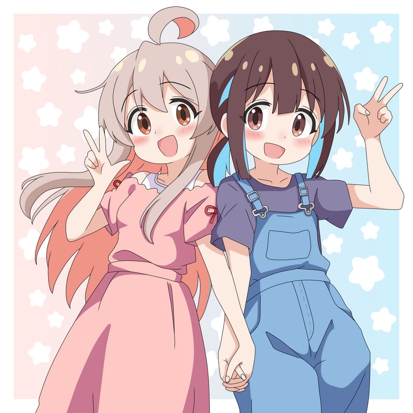 oyama mahiro and hozuki momiji (onii-chan wa oshimai!) drawn by sakuzo