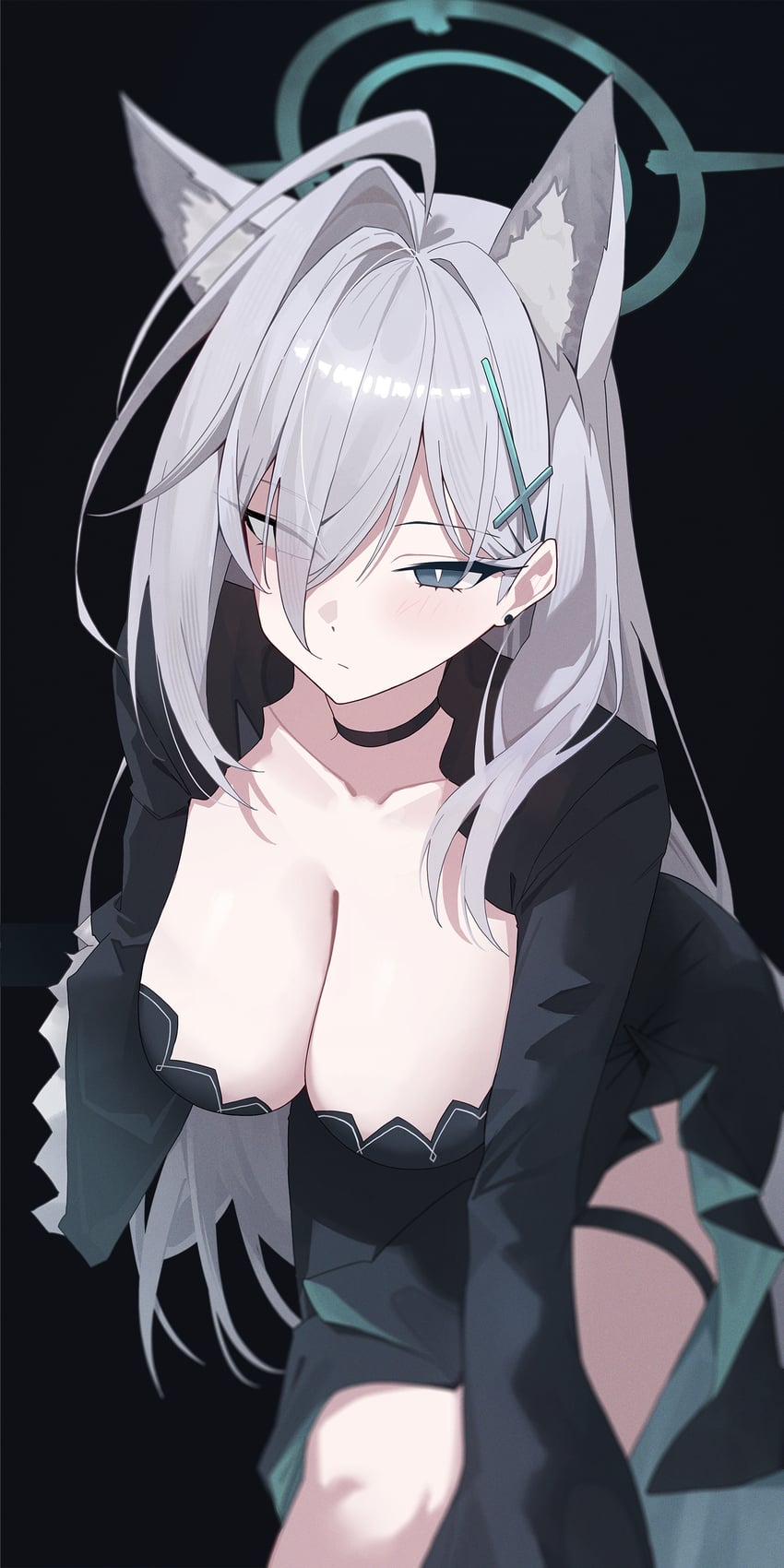 shiroko and shiroko terror (blue archive) drawn by sukaliya