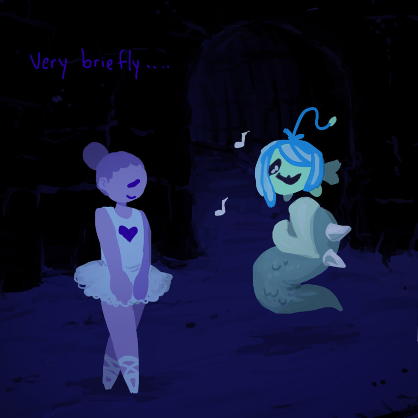 shyren and blue soul (undertale) drawn by oxi_(oxidization)