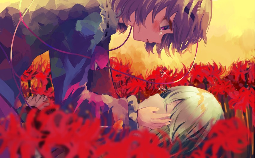 komeiji koishi and komeiji satori (touhou) drawn by puroshimin