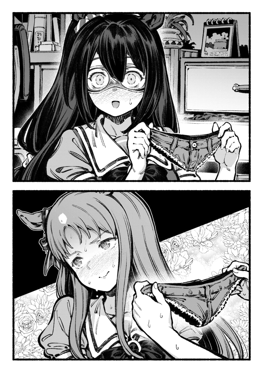 grass wonder and el condor pasa (umamusume) drawn by bacius