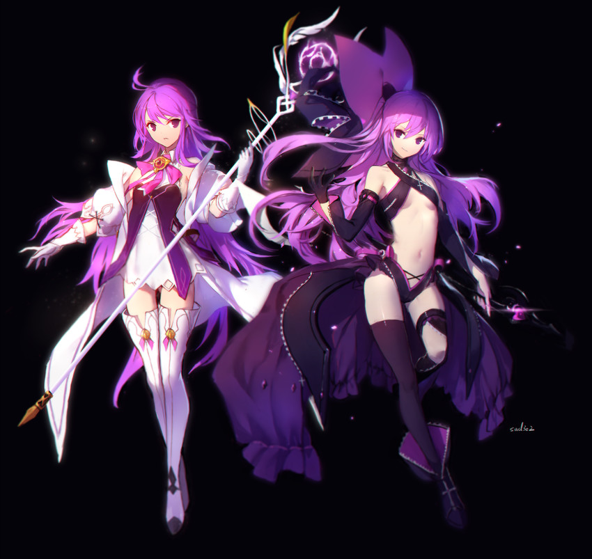 aisha landar, aether sage, and oz sorcerer (elsword) drawn by swd3e2