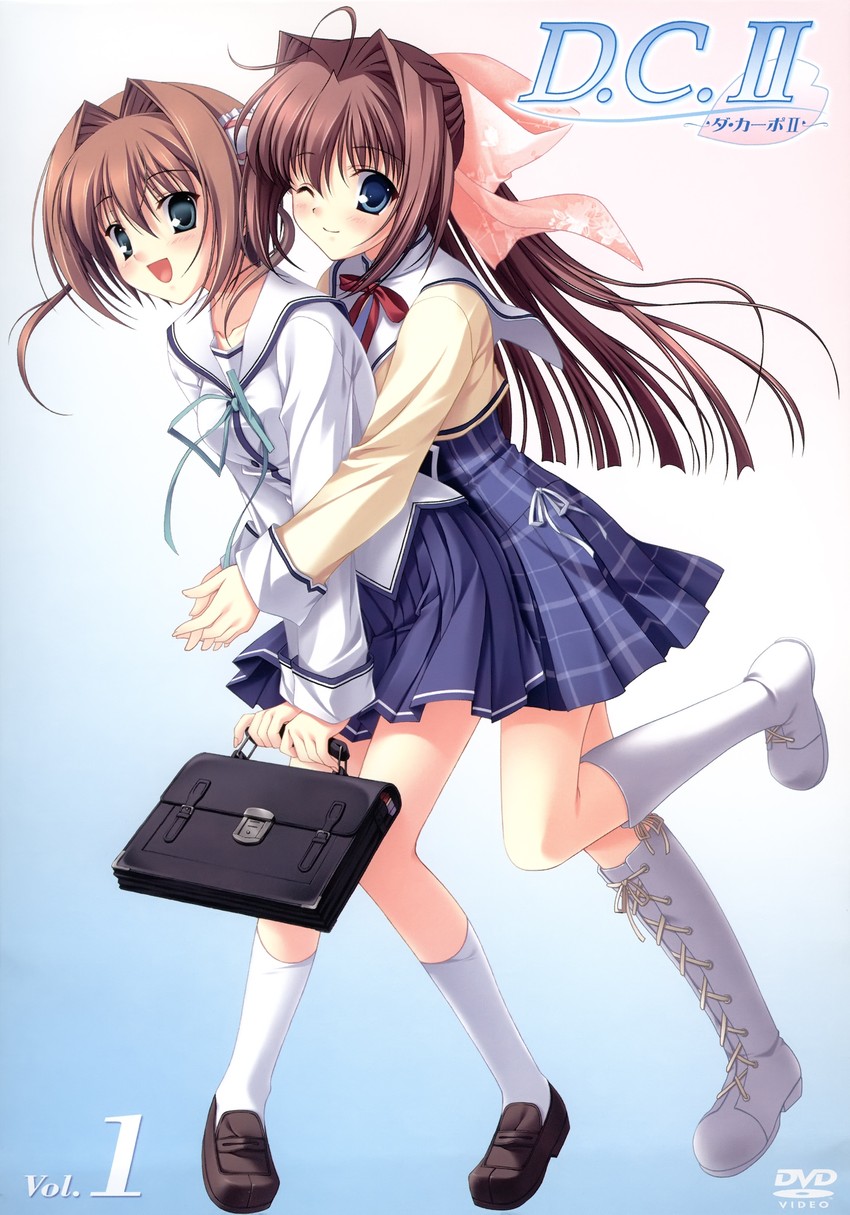 asakura otome and asakura yume (da capo and 1 more) drawn by kayura_yuka and tanihara_natsuki