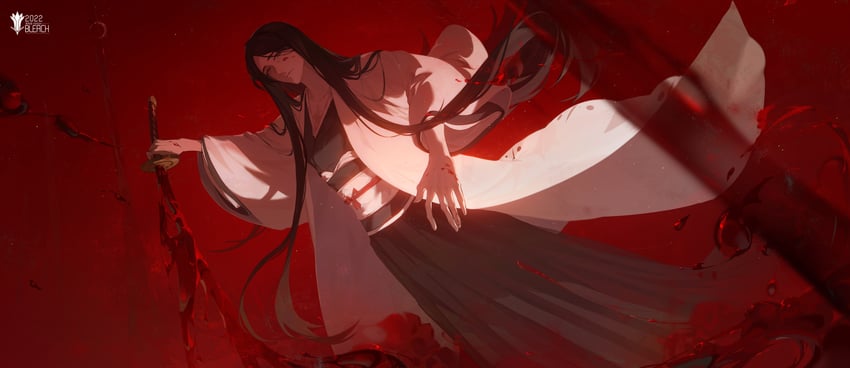 unohana retsu (bleach and 1 more) drawn by zm-panda-