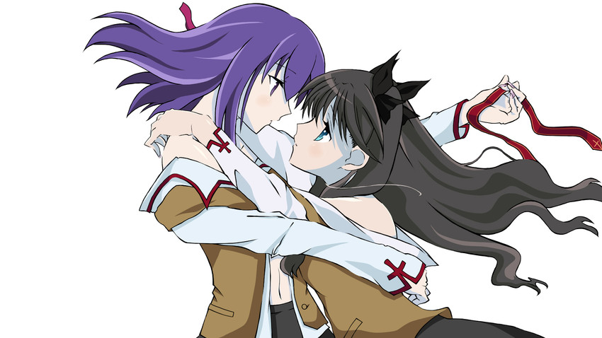 tohsaka rin and matou sakura (fate and 1 more) drawn by smk05010316