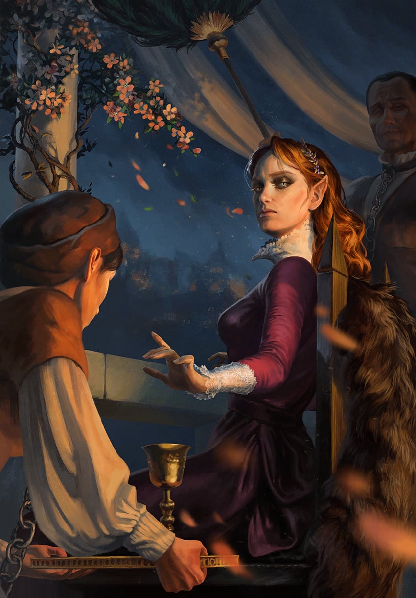 the witcher and 1 more drawn by renata_mrowinska