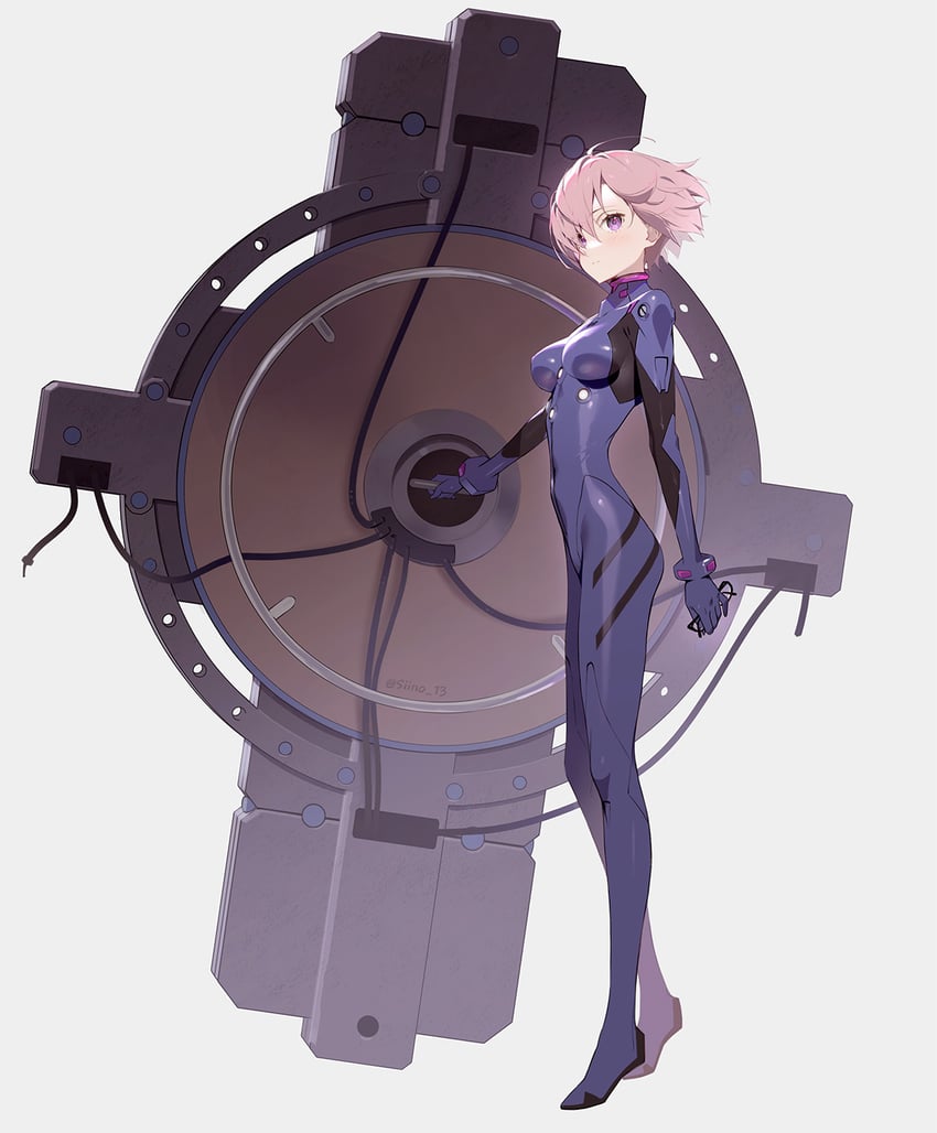 mash kyrielight (fate and 3 more) drawn by siino
