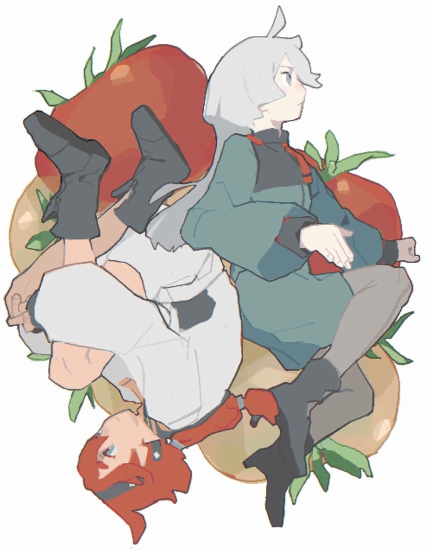 suletta mercury and miorine rembran (gundam and 1 more) drawn by mugi_tamago