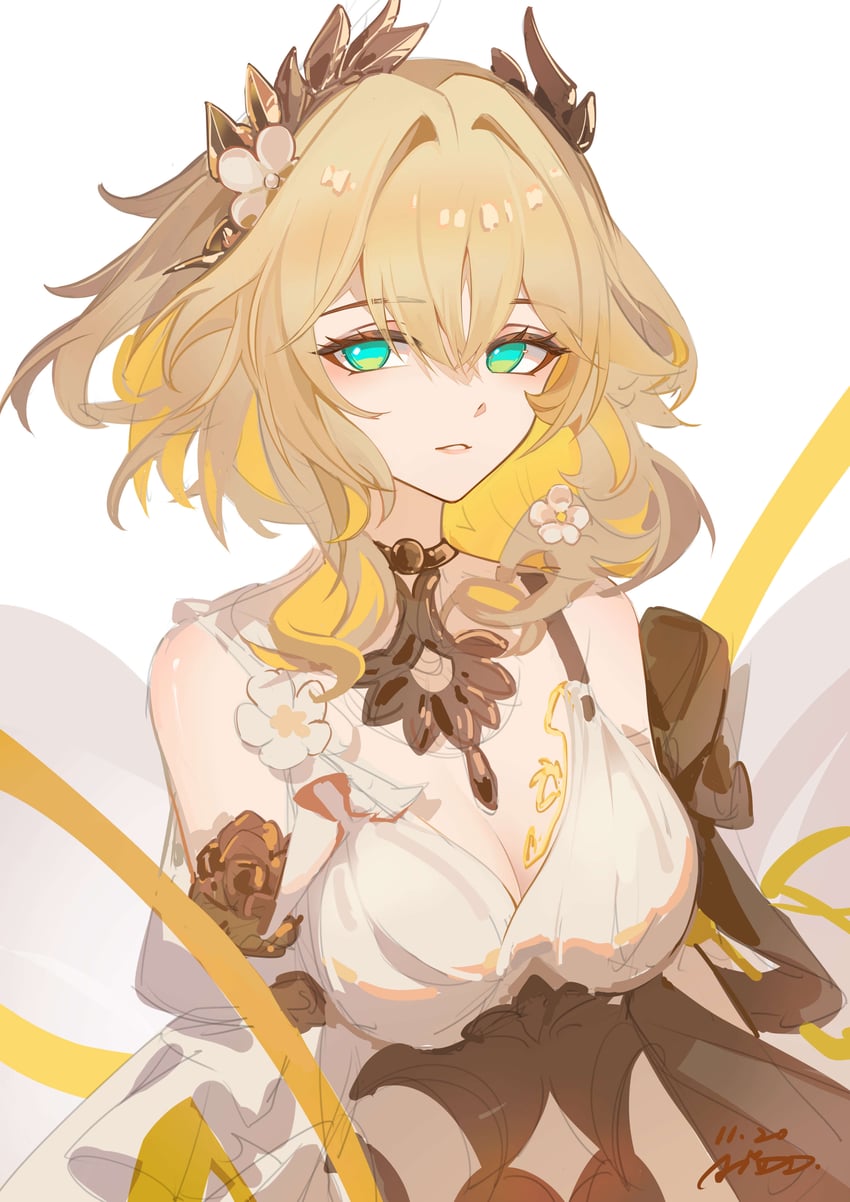 aglaea (honkai and 1 more) drawn by ai_dongdong