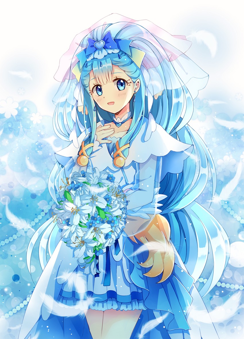 yakushiji saaya and cure ange (precure and 1 more) drawn by lazy_orange