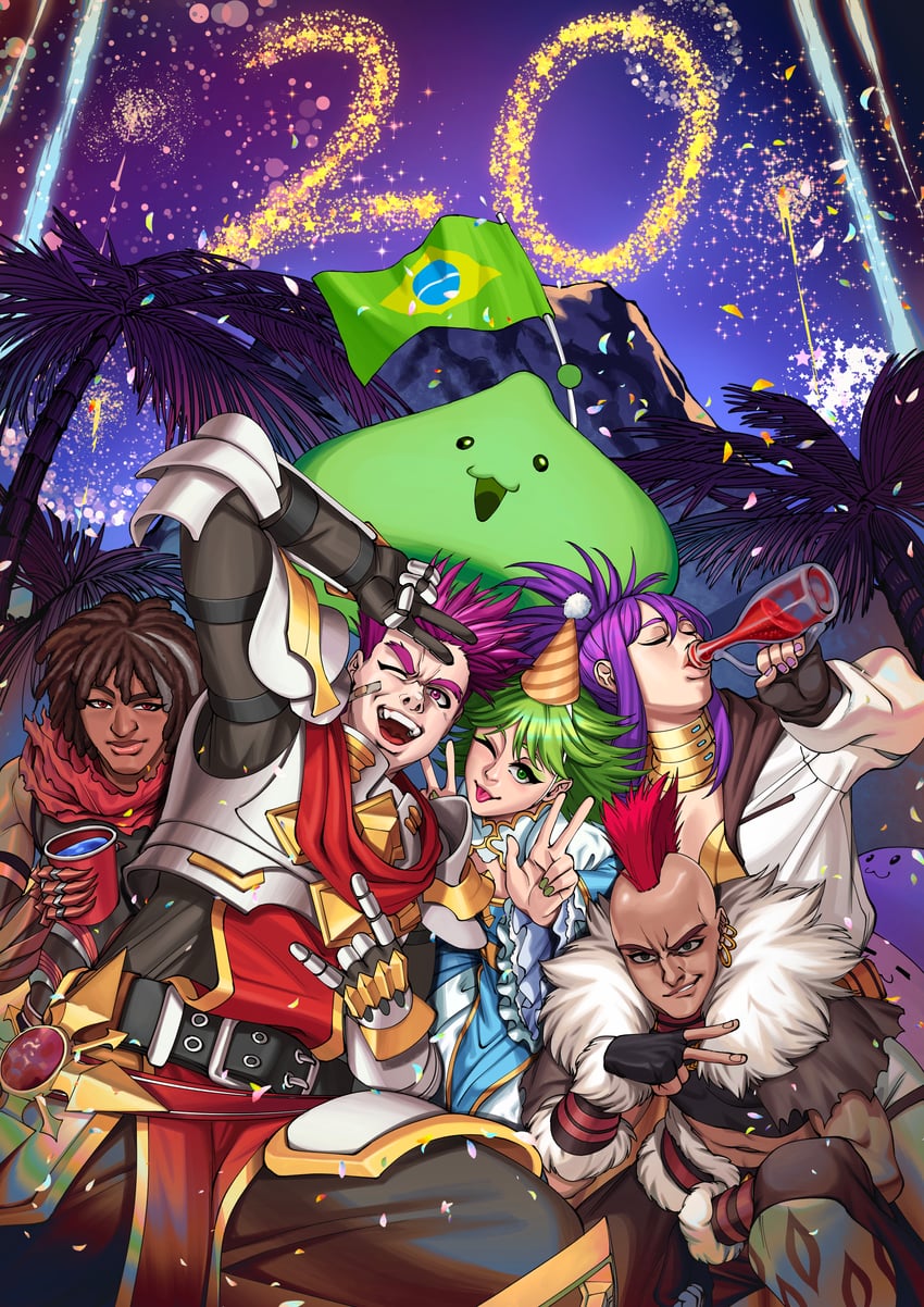 arch bishop, shadow chaser, rune knight, guillotine cross, mechanic, and 1 more (ragnarok online) drawn by hamatsu