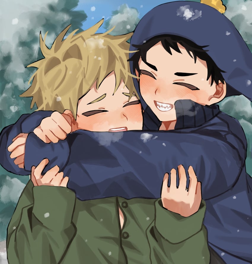 craig tucker and tweek tweak (south park) drawn by ringodaisk
